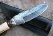 Integral Cable Damascus Utility Knife