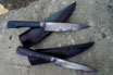 Integral San Mai Damascus Criollos Knives