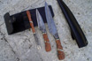 Cable Damascus Knife and Fork Table Set
