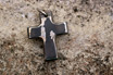 Stainless Damascus Cross / Crucifix