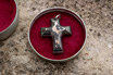 Stainless Damascus Cross / Crucifix