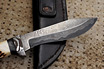 San Mai and Stag Recurve Knife