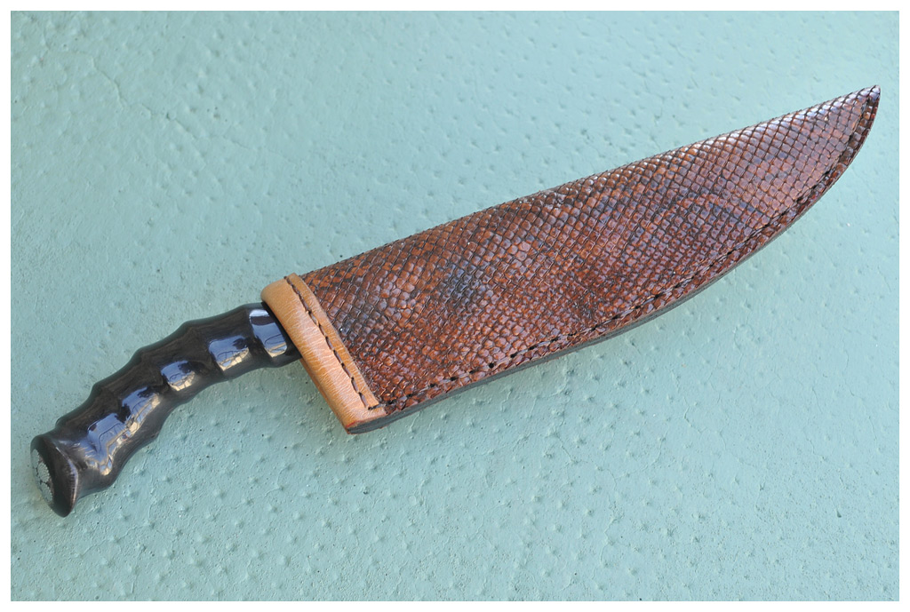 Integral San Mai Damascus and Antelope Fighter