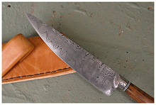 San Mai Damascus Criollo Knife