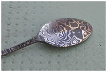 Stainless Damascus Cooking Spoon