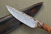 Cable Damascus and Rope Utility Knife
