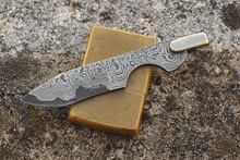 Small Damascus EDC Knife