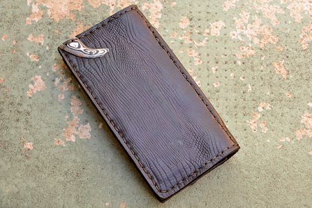 Custom Leather Biker Wallet