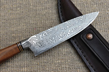 San Mai Damascus Integral Criollo / Kitchen Knife