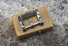 Stainless Damascus Watch Buckle