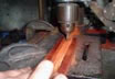 Knifemaking - Japanese San Mai Tanto - Wooden Sheath