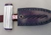 Coppered Cable Damascus Push Dagger